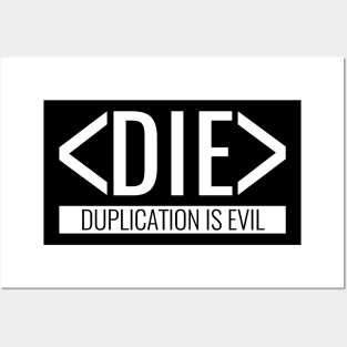 Duplication is Evil Posters and Art